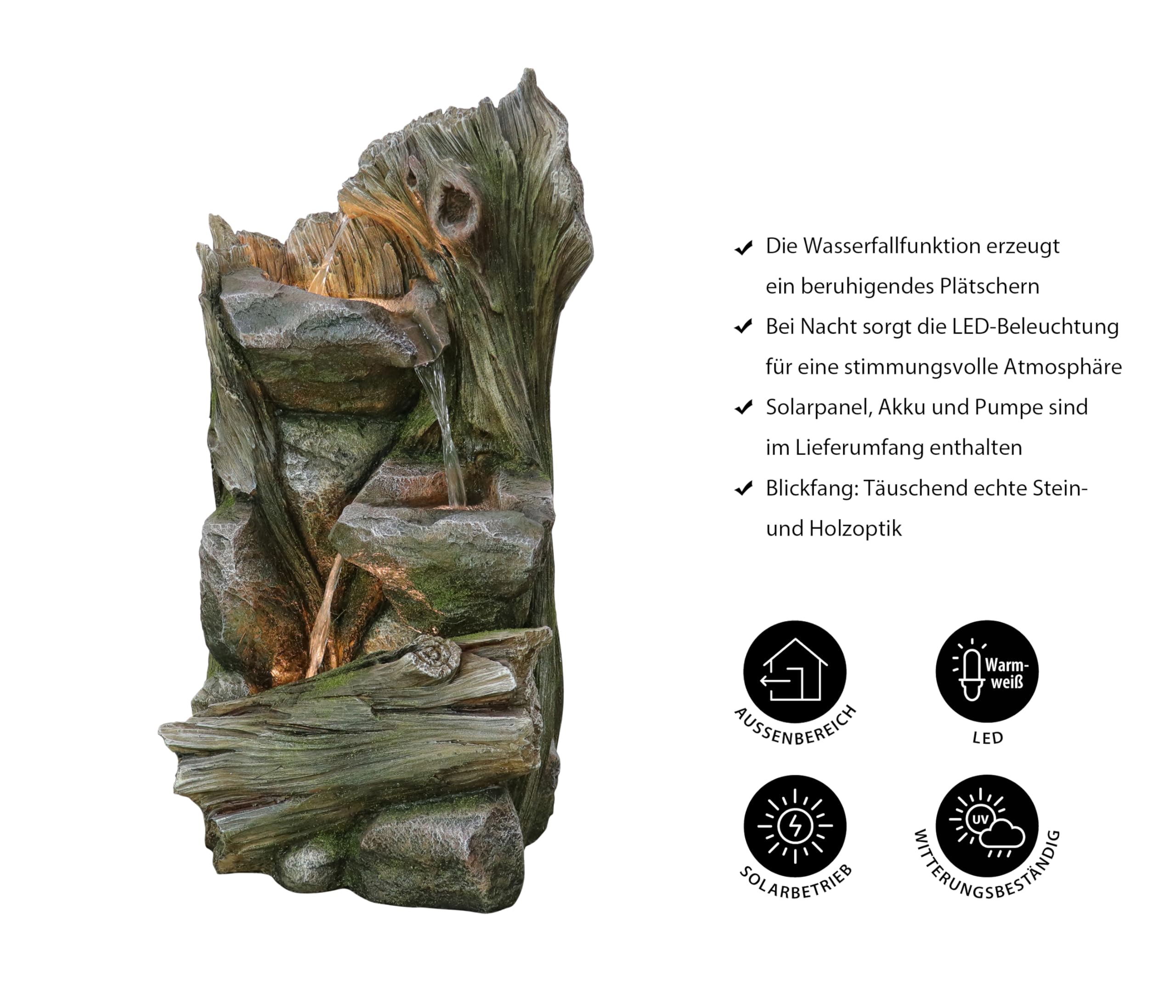 dehner-grano-gartenbrunnen-solar-grau-mit-led-79-cm image 3