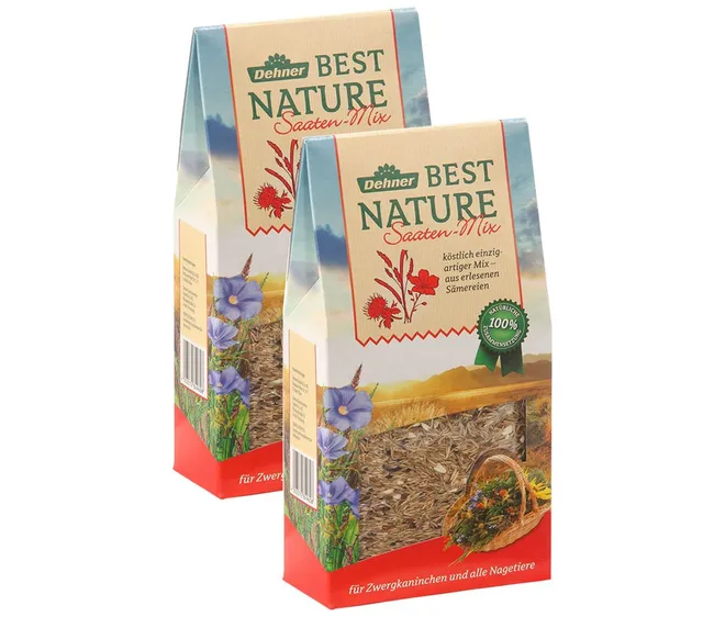 dehner-best-nature-nagersnack-saaten-mix-2x375-g-nat-rlich image 1
