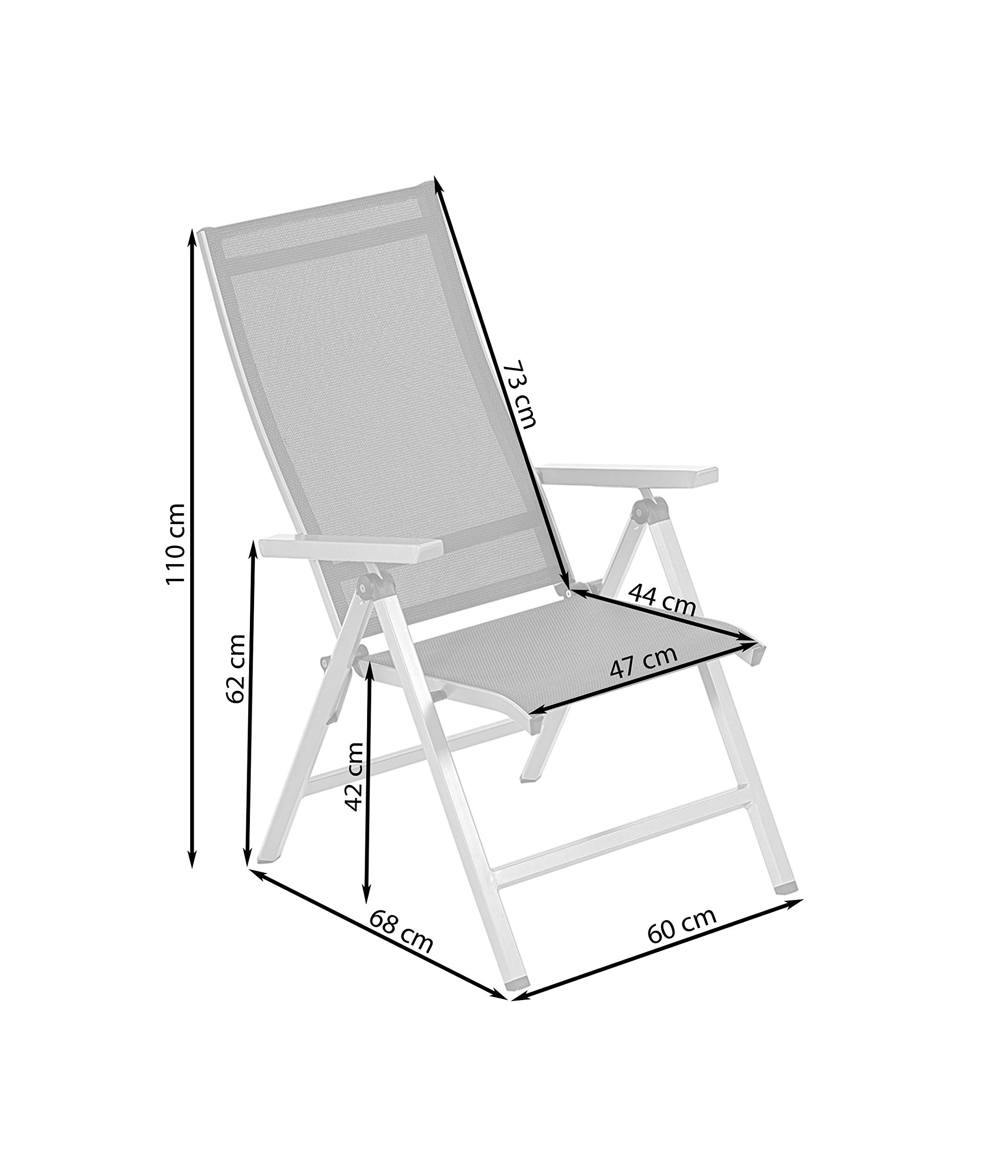 dehner-klappsessel-macon-gartensessel-112cm-schwarz image 3