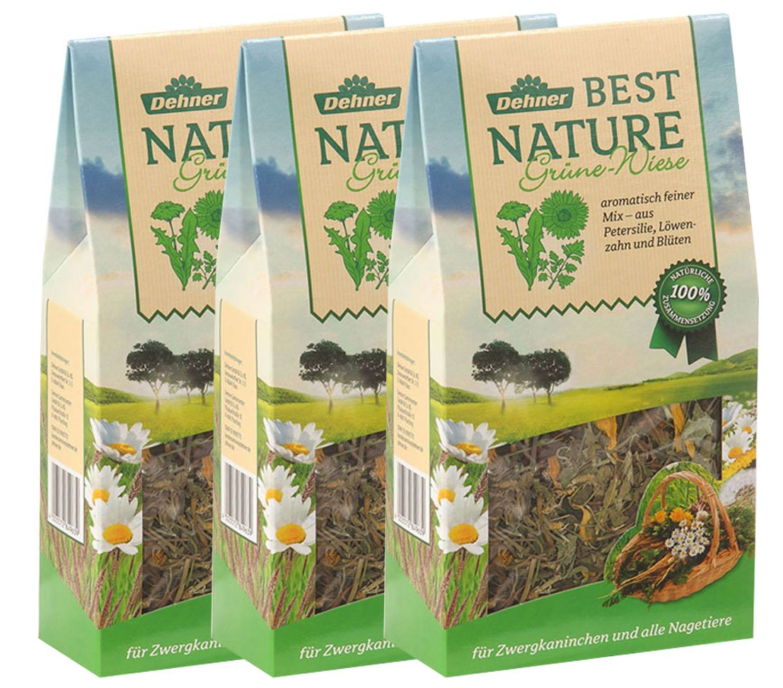 dehner-best-nature-nagersnack-gr-ne-wiese-225-g-zuckerarm image 1