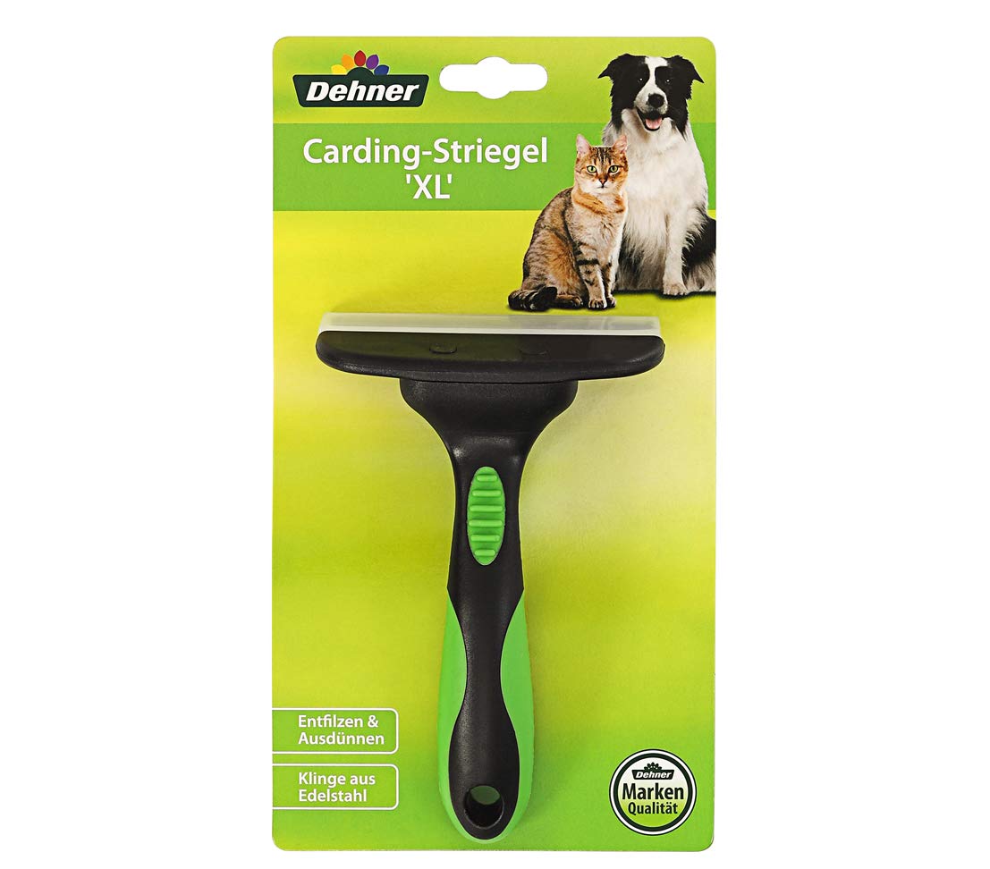 dehner-carding-striegel-xl-fellb-rste-f-r-hunde-katzen-entfilzen image 1
