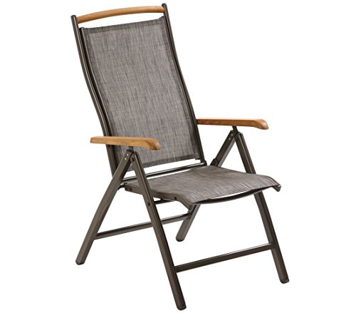 dehner-calais-klappsessel-anthrazit-teak-alu-verstellbar image 4