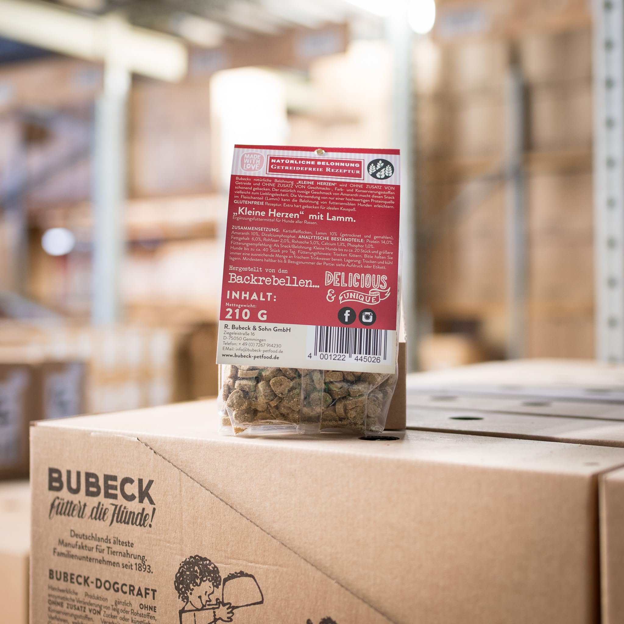 bubeck-hundekuchen-kleine-herzen-lamm-hundekekse-840g-getreidefrei image 3