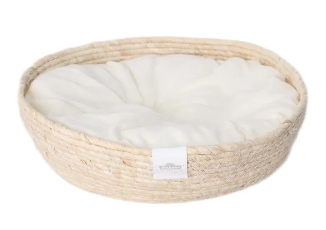 dehner-lovely-guter-schlaf-m-katzenbett-rund-beige-45x45-cm image 1