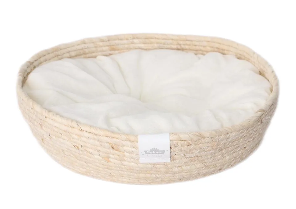 dehner-lovely-guter-schlaf-m-katzenbett-rund-beige-45x45-cm image 1