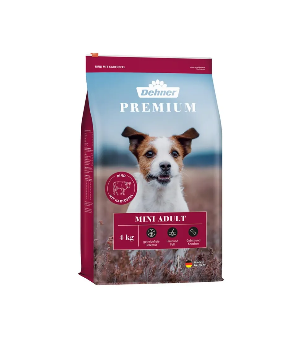 dehner-wild-nature-hundefutter-mini-adult-rind-lamm-4kg-getreidefrei image 1