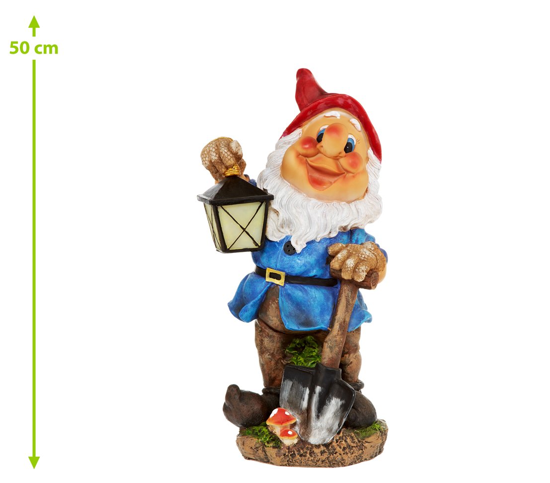 dehner-gartenzwerg-dekofigur-solarlicht-42cm-polyresin image 2