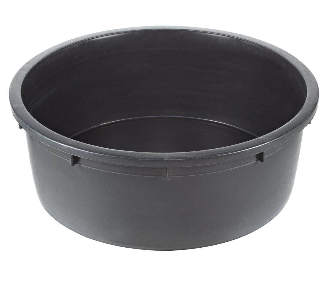 dehner-mini-gartenteich-becken-150-l-polyethylen-schwarz image 1