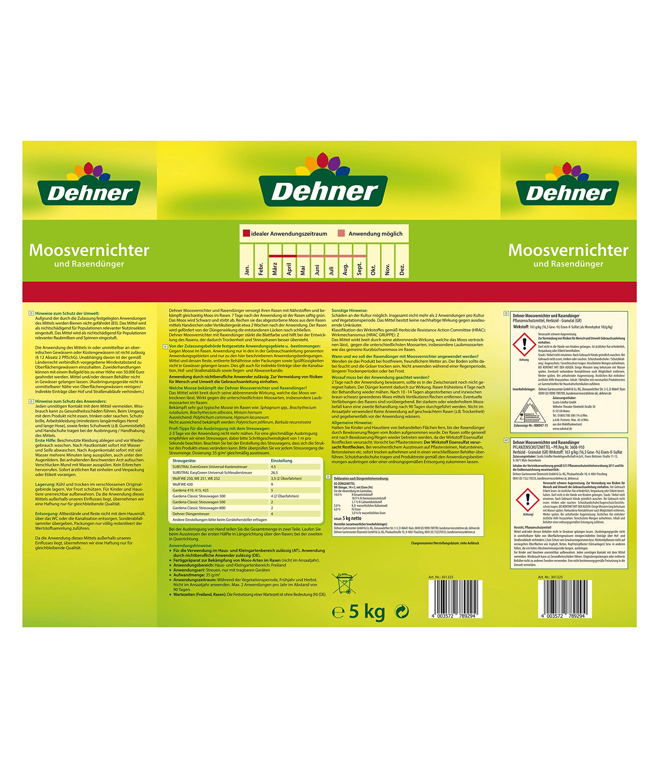 dehner-moosvernichter-rasend-nger-5-kg-f-r-125-qm image 2