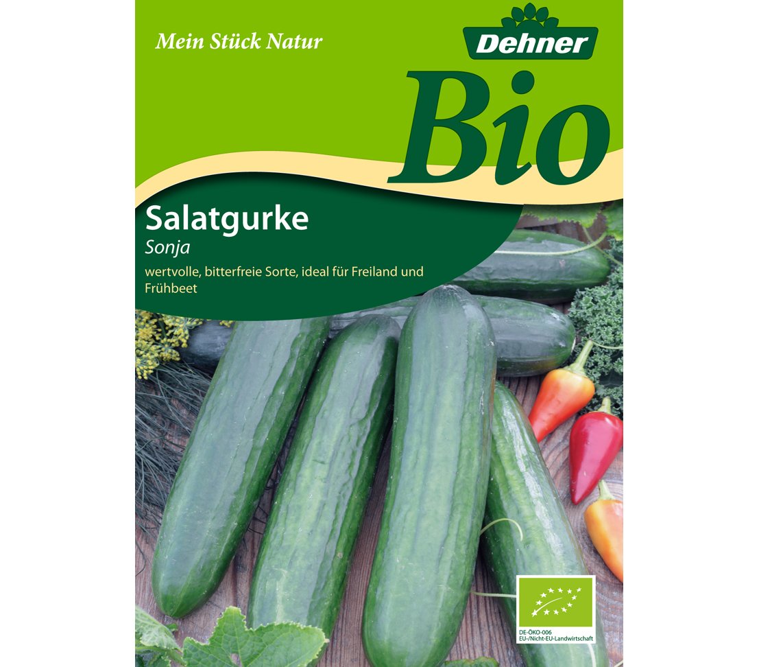 dehner-bio-salatgurke-sonja-gem-sesamen-5x1-4-g-bitterfrei image 1