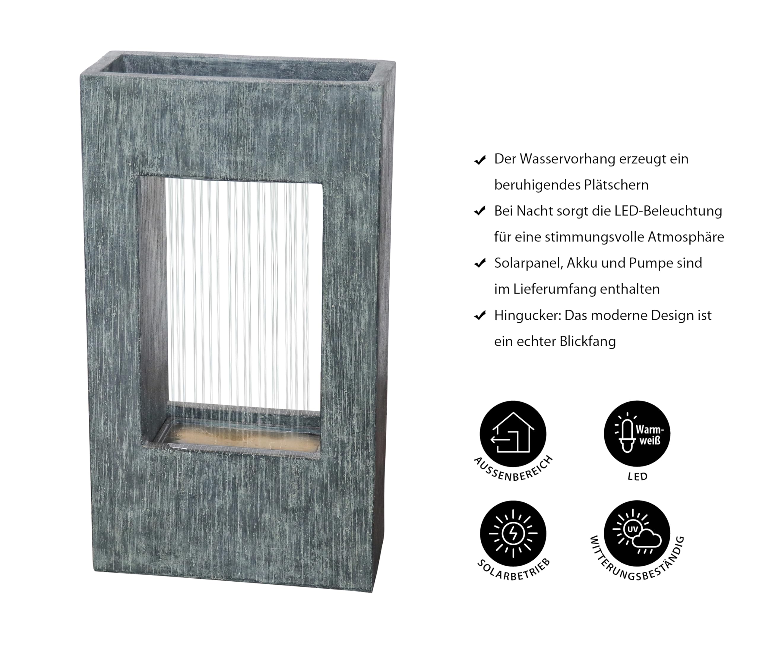 dehner-gartenbrunnen-vigo-solar-led-polyresin-grau image 3