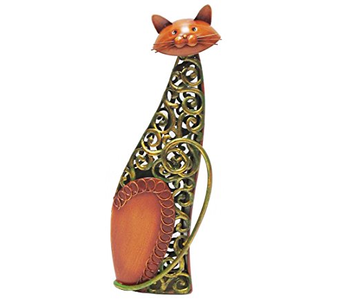 dehner-camillo-dekofigur-katze-metall-orange-39-cm image 4