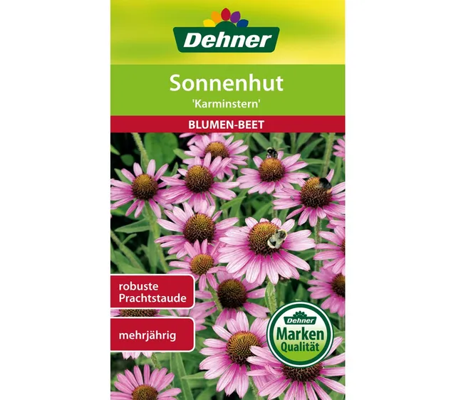 dehner-sonnenhut-karminstern-blumensamen-5x1-g-karminrot image 1