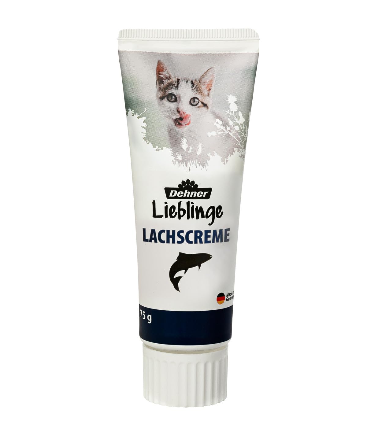 dehner-lieblinge-katzensnack-lachscreme-6x75g-zuckerfrei image 2