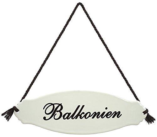 dehner-balkonien-gartenschild-stahl-wei-emaille-30-5-cm image 2