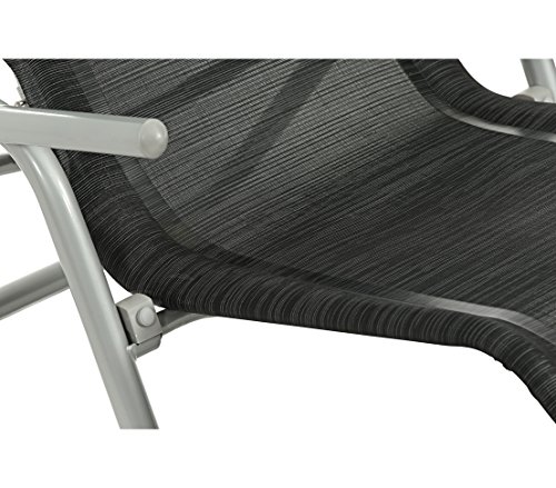 dehner-brisbane-klappliege-schwarz-stahl-textilene image 6