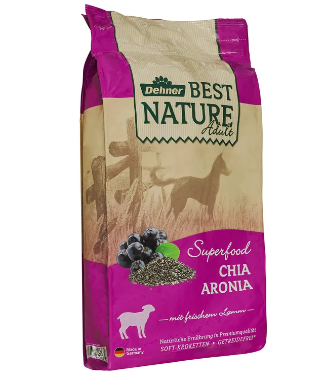 dehner-best-nature-hundefutter-lamm-chia-aronia-12-kg-getreidefrei image 1