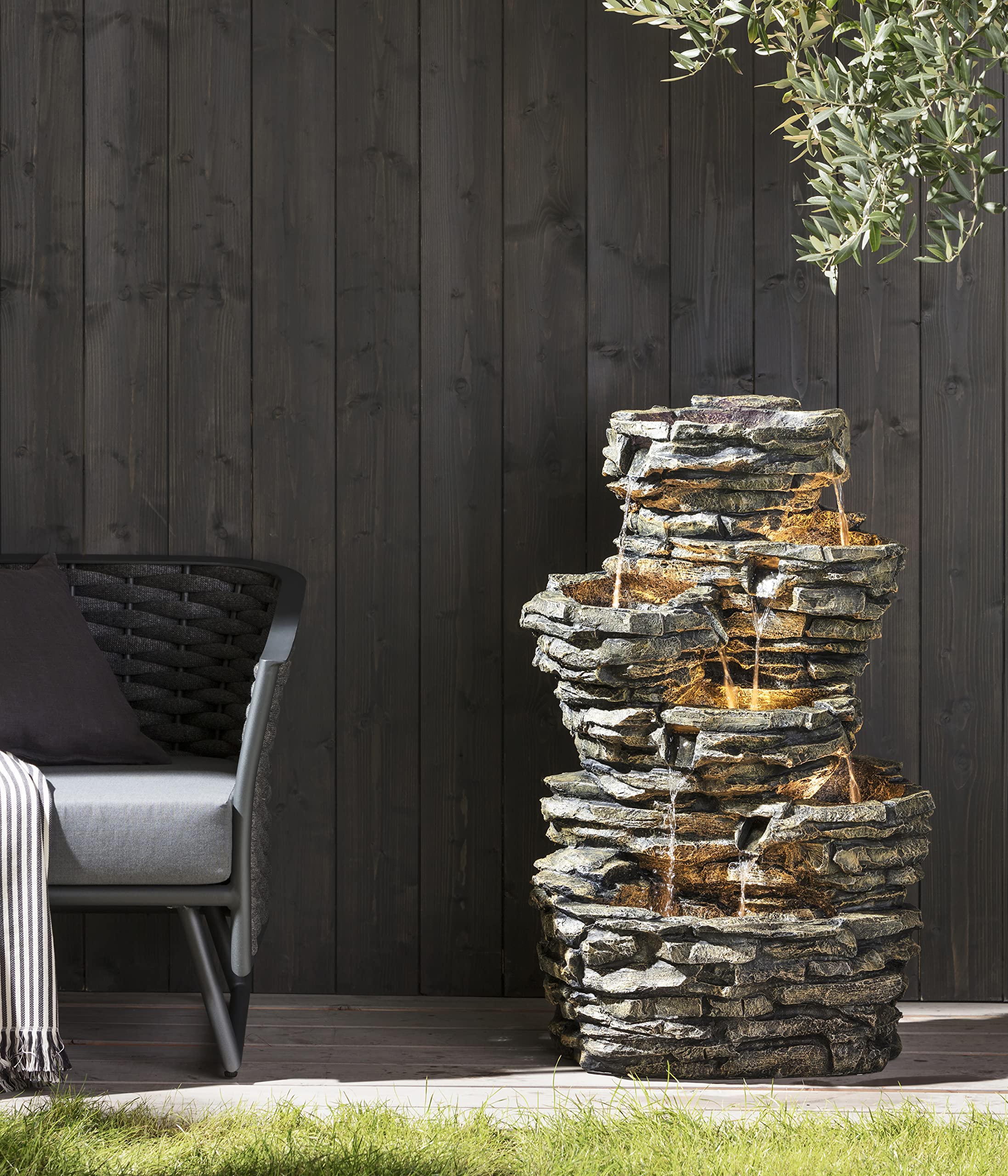dehner-gartenbrunnen-largo-led-steinoptik-98-cm-30-l-braun image 7