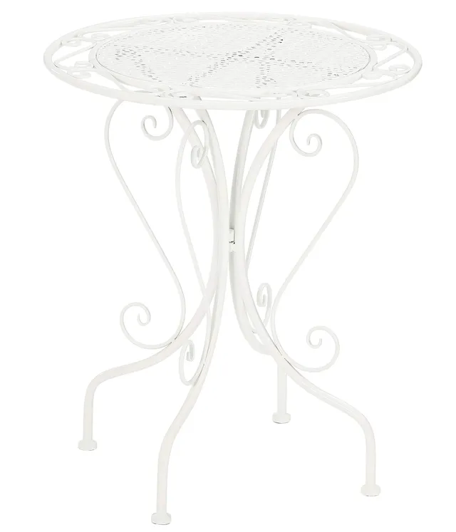 dehner-luca-beistelltisch-metall-wei-60-cm image 1
