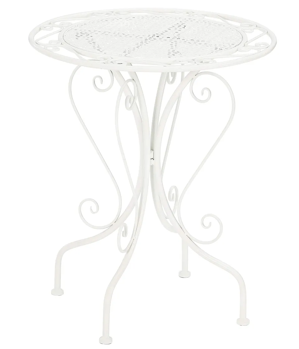 dehner-luca-beistelltisch-metall-wei-60-cm image 1