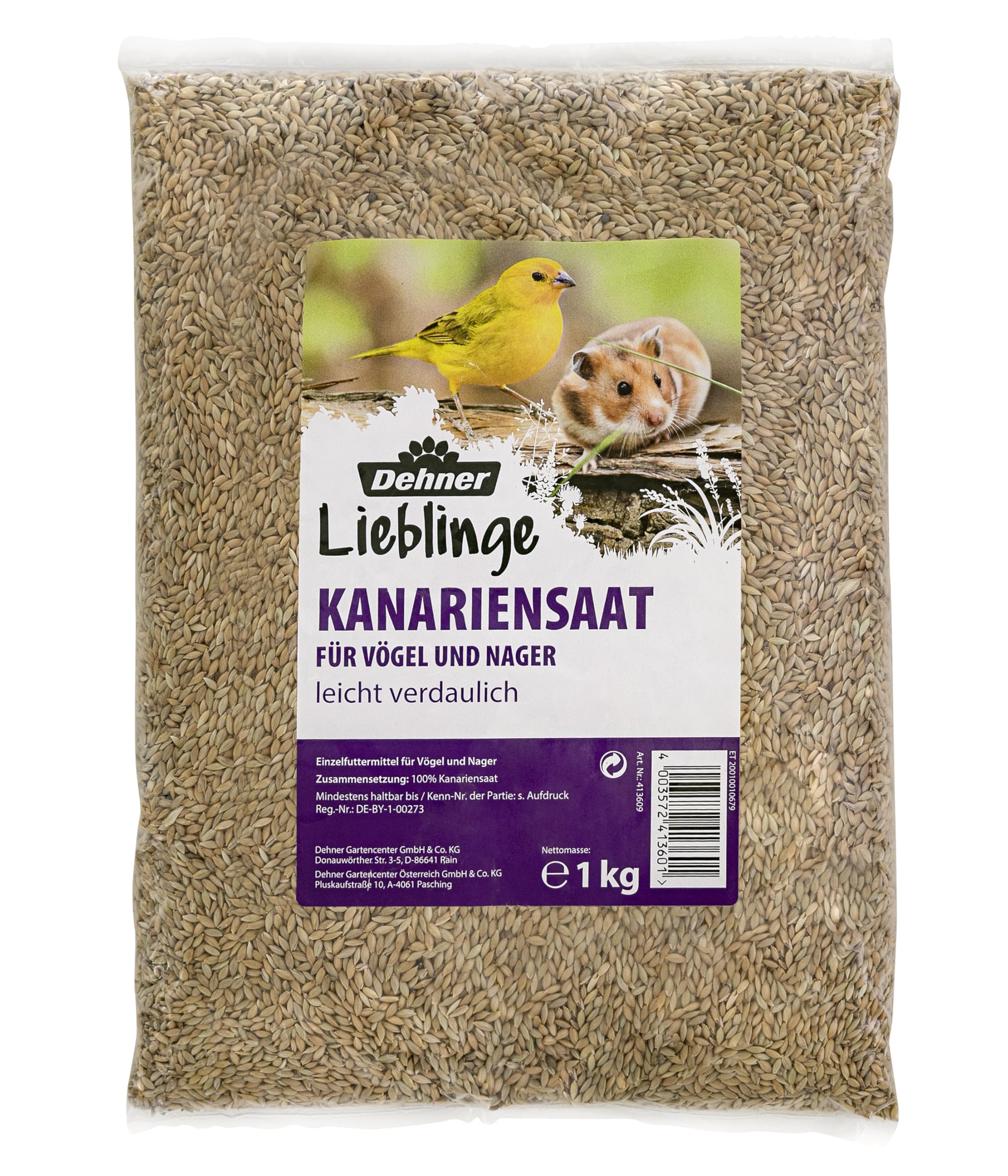 dehner-lieblinge-vogelfutter-kanariensaat-10x1-kg-proteinreich image 1