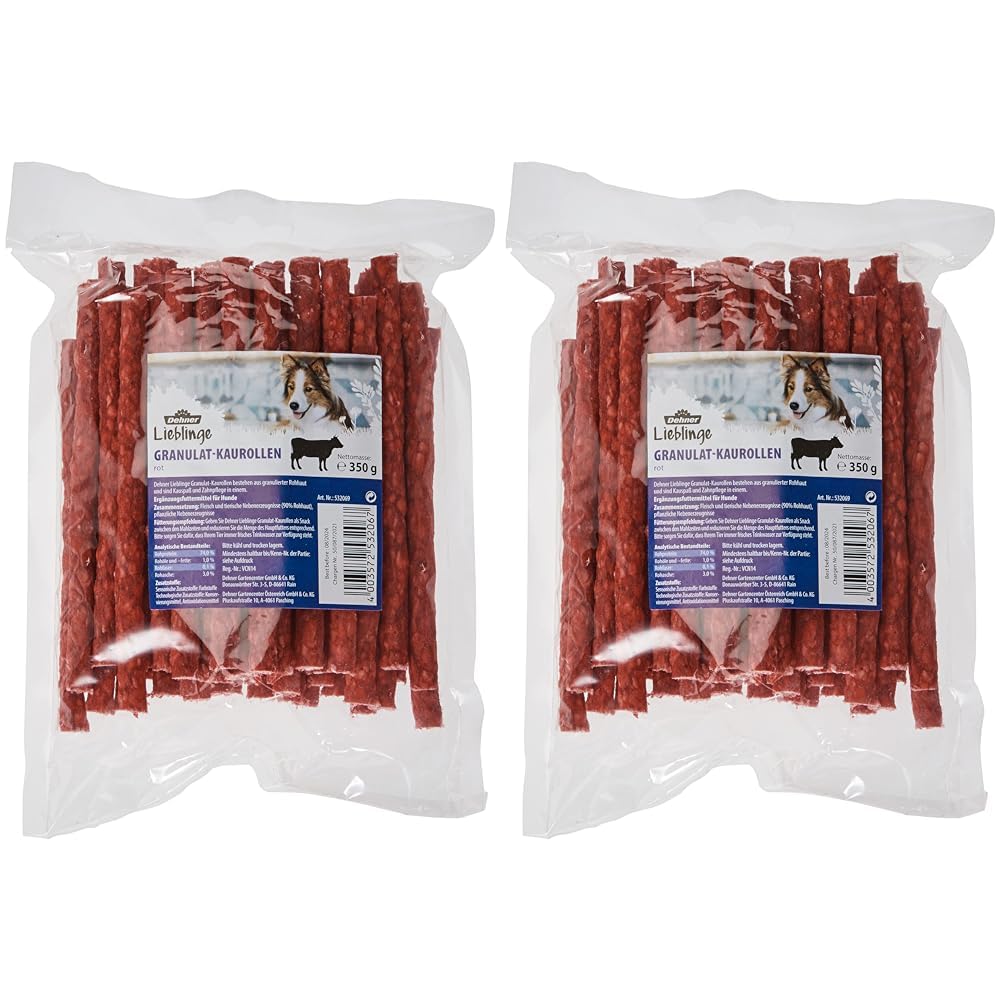 dehner-lieblinge-kaurollen-hundesnack-zahnpflege-350-g-rot image 3
