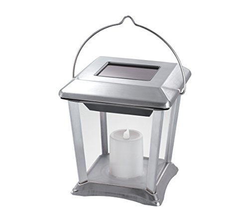 dehner-laterne-solarleuchte-edelstahl-silber-22-cm image 3