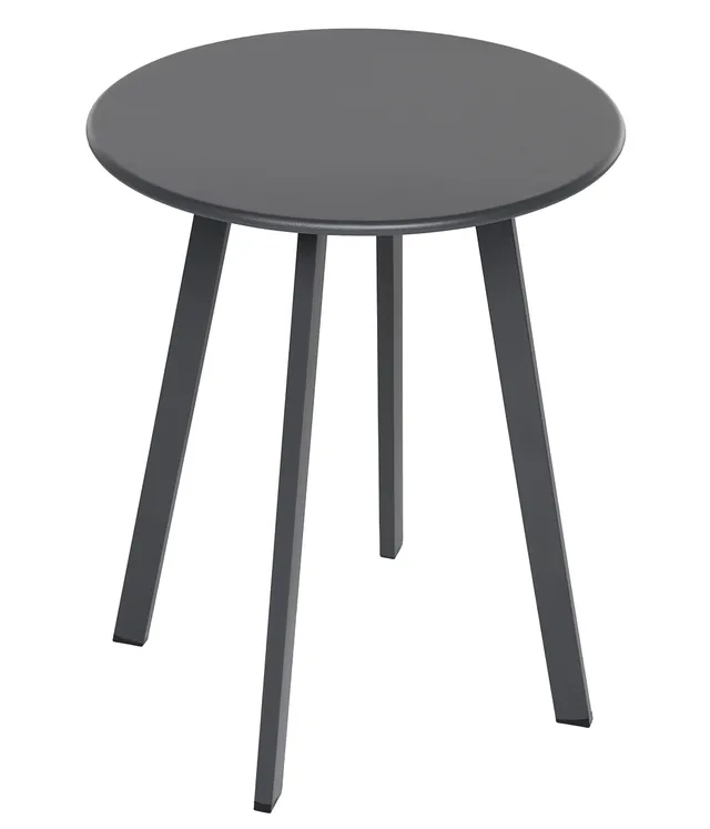dehner-lian-kaffeetisch-stahl-grau-40-cm-h-50-cm image 1