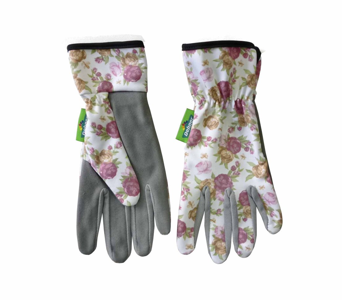 dehner-gartenhandschuh-rosenmotiv-gr-9-l-atmungsaktiv-damen image 1