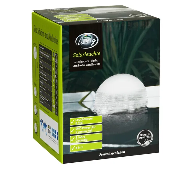 dehner-living-solarleuchte-4-in-1-12-cm-schwimm-tisch-wand image 1
