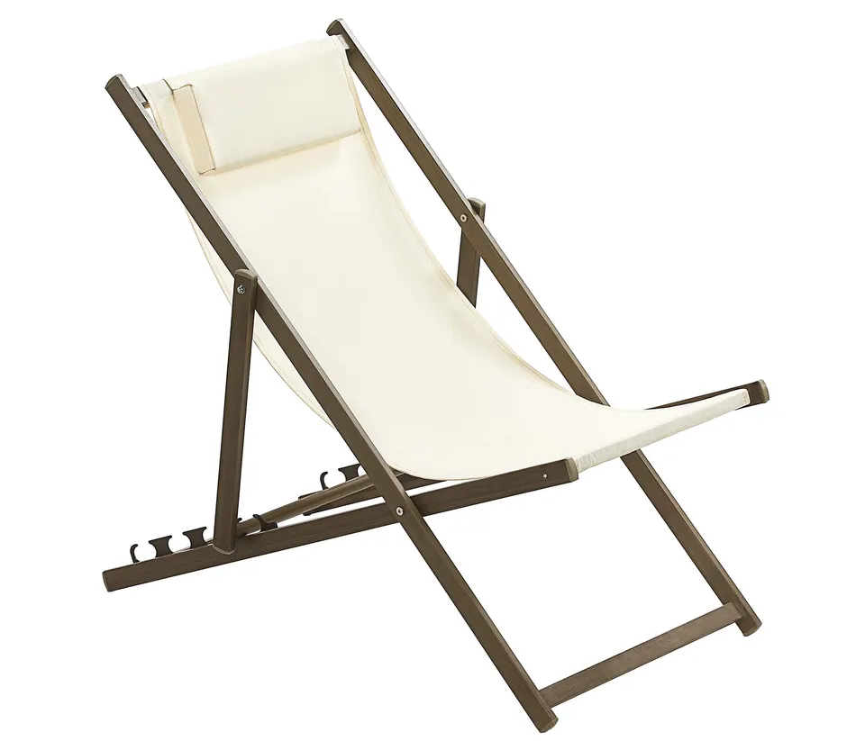 dehner-aruba-strandstuhl-klappstuhl-wei-braun-kissen image 1