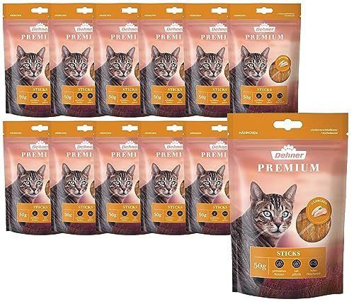 dehner-premium-katzensnack-h-hnchen-sticks-12x50-g image 3