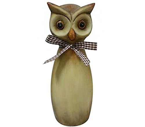 dehner-zaunfigur-eule-grau-polyresin-4-st-ck-21-cm image 2