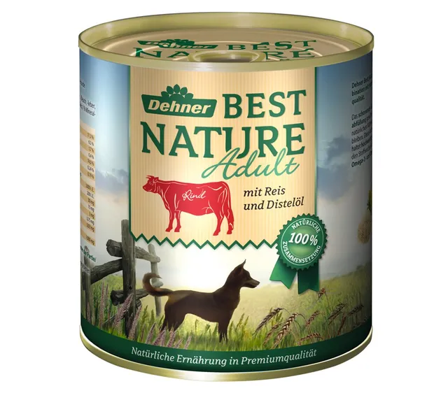 dehner-best-nature-hundefutter-adult-rind-reis-400-g-nat-rlich image 1