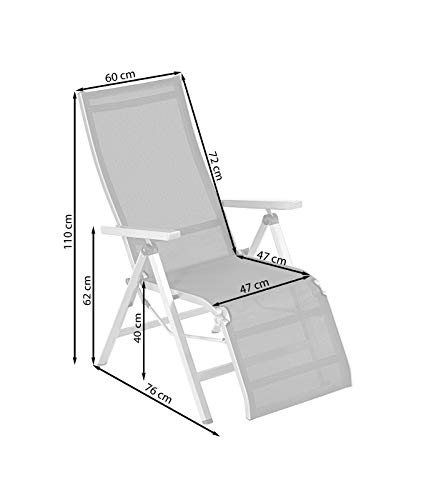 dehner-macon-relaxsessel-schwarz-silber-aluminium image 8