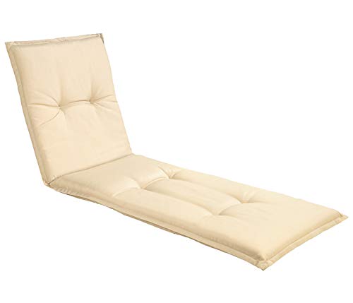 dehner-villach-liegenauflage-190x60x6-cm-liegekissen-beige-polyester image 2