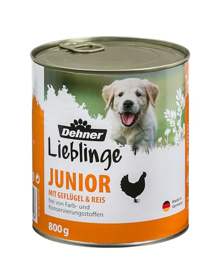 dehner-lieblinge-junior-hundefutter-gefl-gel-6-x-800-g-nassfutter image 6