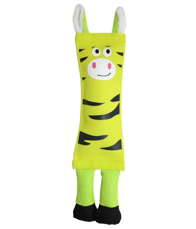 dehner-lieblinge-hundespielzeug-zebra-firehose-lemon image 1