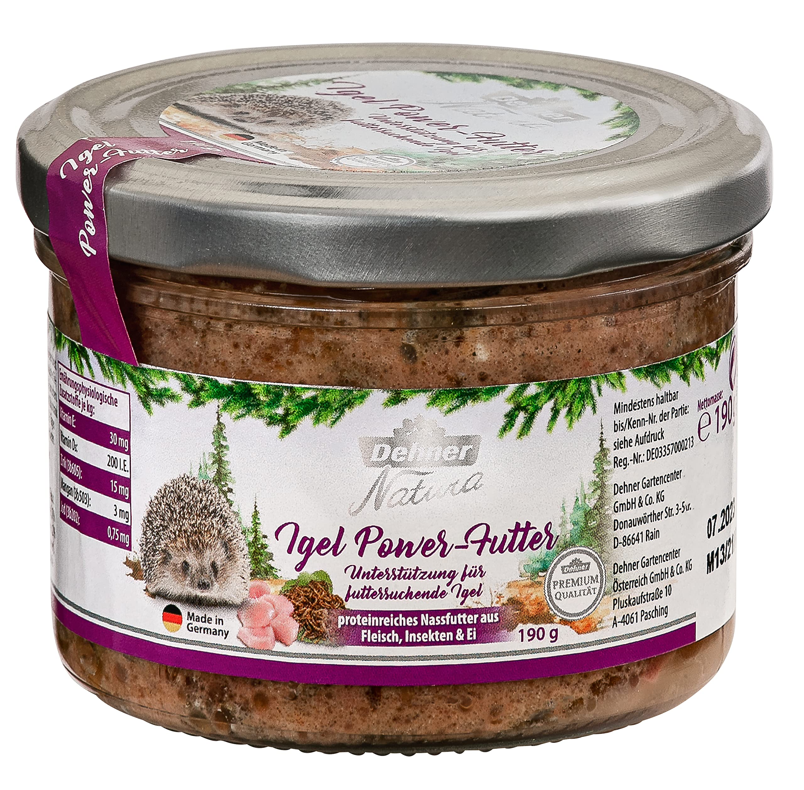 dehner-natura-premium-igelfutter-nassfutter-6x190-g-proteinreich image 3