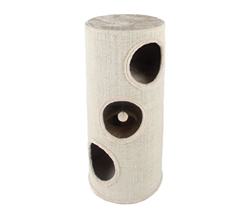 dehner-katzen-kratztonne-100-cm-sisal-pl-sch-beige image 2