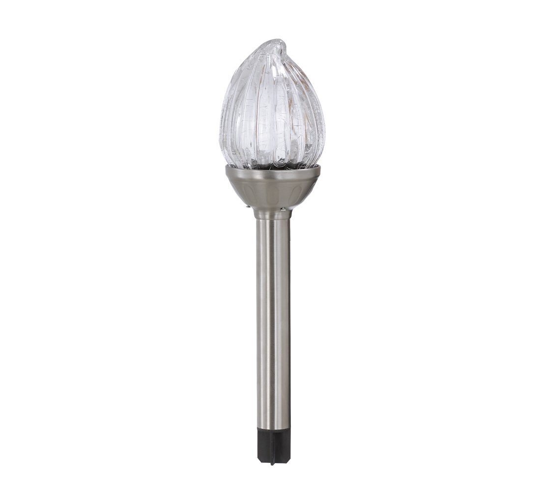 dehner-solarkerze-glasfackel-solarleuchte-37-cm-edelstahl-glas image 1
