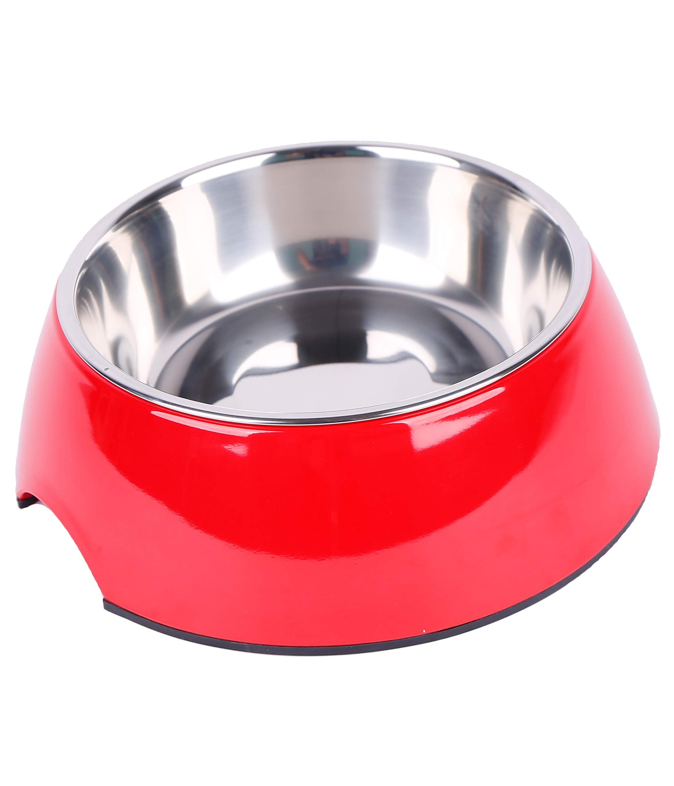 dehner-hundenapf-katzennapf-melamin-rot-350-ml-17-5-cm image 1