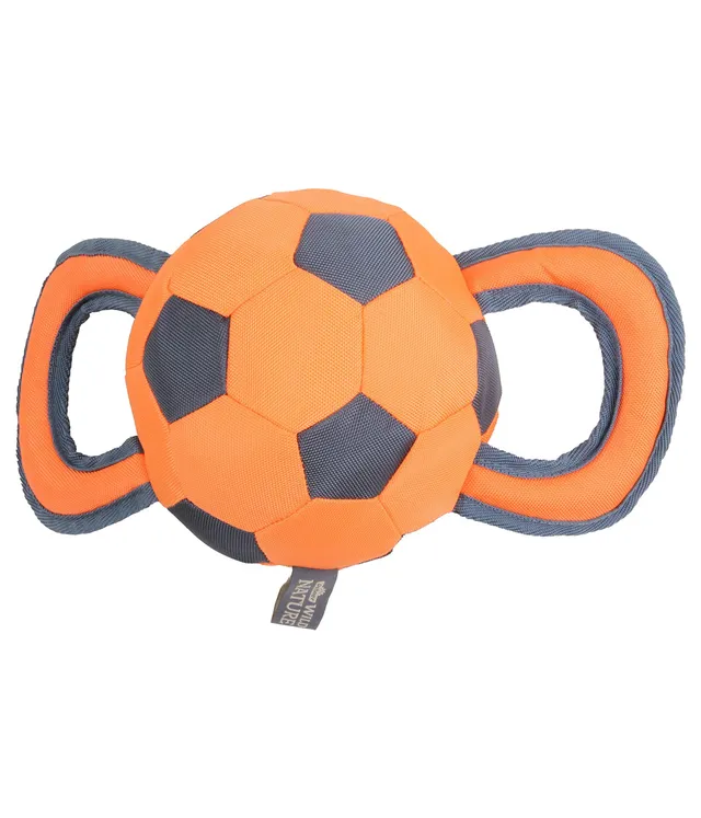 dehner-wild-nature-handle-ball-hundespielzeug-orange-35-cm image 1