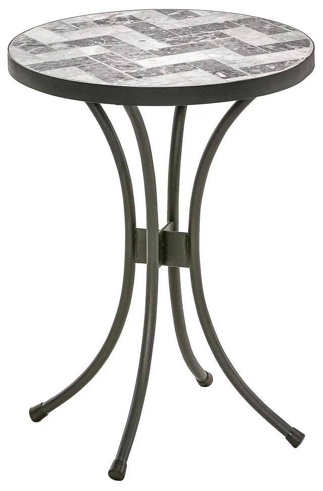 dehner-letizia-blumenhocker-mosaik-grau-wei-41-cm image 1