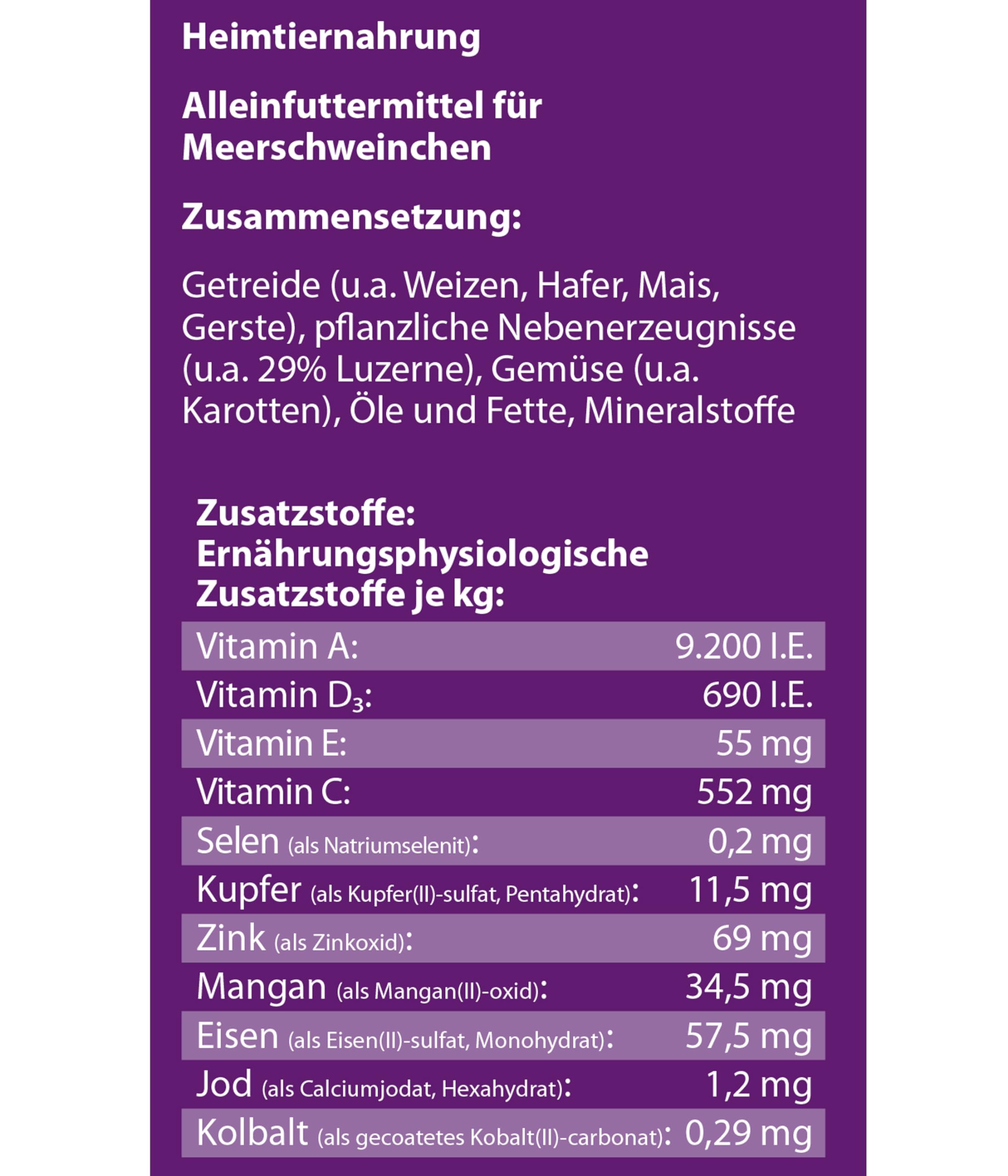 dehner-lieblinge-meerschweinchenfutter-5-kg-ohne-zucker-mit-vitamin-c image 4