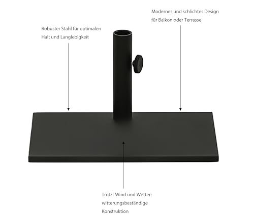 dehner-schirmst-nder-schwarz-20-kg-metall-sonnenschirmst-nder image 5