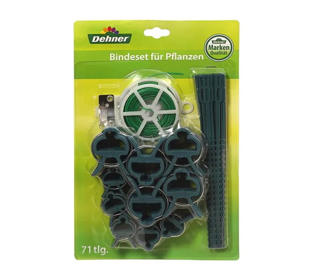 dehner-pflanzen-bindeset-71-teilig-mit-draht-und-clips image 1