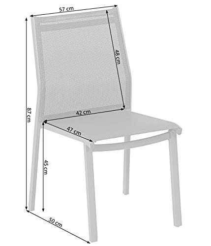 dehner-vigo-stapelstuhl-grau-87x50x57-textilene-gartenstuhl image 7