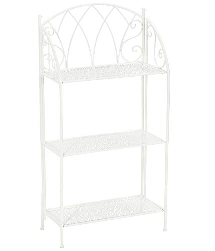dehner-luca-regal-metall-wei-115-5-cm-pulverbeschichtet image 2