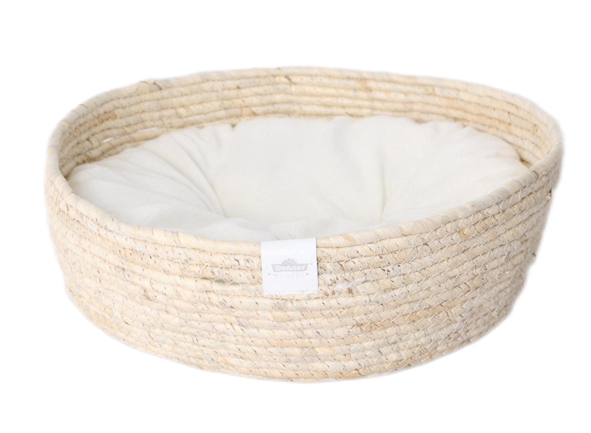 dehner-lovely-guter-schlaf-m-katzenbett-rund-beige-45x45-cm image 2